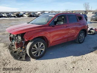 2020 Hyundai Santa Fe SEL with VIN 5NMS33AD3LH291813, listed as a Copart auction lot 42588095 with 122,437 mi miles and Salvage Title. Bid and sale history available at carsss.com. Image 1.