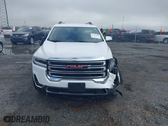 2023 GMC Acadia SLT with VIN 1GKKNML4XPZ156685, listed as a IAAI auction lot 42231988 with 61,094 mi miles and . Bid and sale history available at DreamBid. Image 12.
