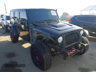 2017 Jeep Wrangler Unlimited Sahara with VIN 1C4BJWEG5HL635319, listed as a IAAI auction lot 42224748 with 141,214 mi miles and . Bid and sale history available at DreamBid. Image 1.