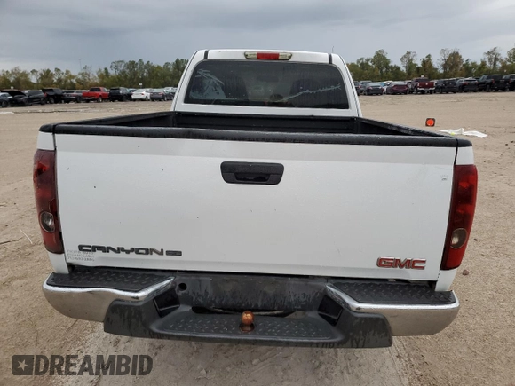 2008 GMC Canyon SLE1 with VIN 1GTCS199588155543, listed as a Copart auction lot 83592124 with 204,118 mi miles and Salvage Title. Bid and sale history available at carsss.com. Image 6.
