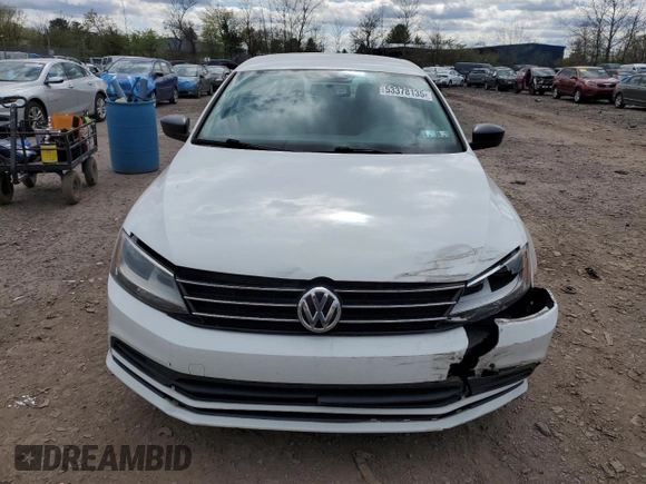 2015 Volkswagen Jetta Sedan 2.0L S with VIN 3VW2K7AJ0FM306735, listed as a Copart auction lot 53378135 with 92,852 mi miles and Salvage Title. Bid and sale history available at carsss.com. Image 5.
