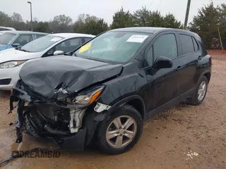2020 Chevrolet Trax LS with VIN KL7CJKSB5LB321008, listed as a IAAI auction lot 41855276 with 77,473 mi miles. Bid and sale history available at carsss.com. Image 17.