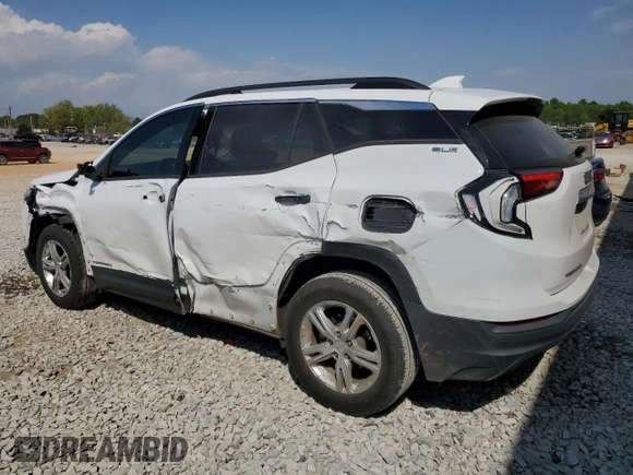 2019 GMC Terrain SLE with VIN 3GKALMEV2KL208334, listed as a Copart auction lot 52574445 with 93,138 mi miles and Salvage Title. Bid and sale history available at DreamBid. Image 2.