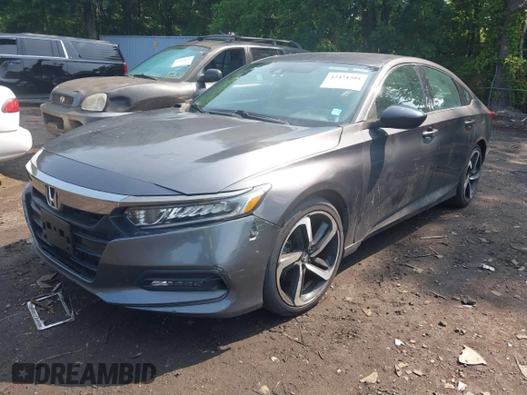 2019 Honda Accord Sport with VIN 1HGCV1F37KA004163, listed as a IAAI auction lot 42471501 with 155,046 mi miles and . Bid and sale history available at DreamBid. Image 18.