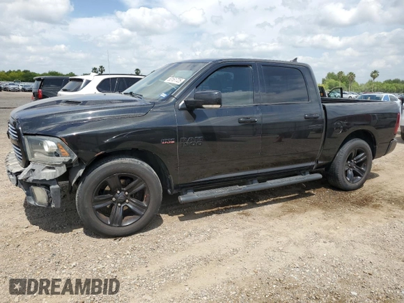 2016 Ram 1500 Sport with VIN 1C6RR6MT2GS278229, listed as a Copart auction lot 53161725 with 234,019 mi miles and Salvage title. Bid and sale history available at DreamBid. Image 1.