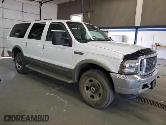 2001 Ford Excursion Limited with VIN 1FMNU43S51EC36951, listed as a Copart auction lot 58416995 with 199,911 mi miles and Salvage title. Bid and sale history available at DreamBid. Image 4.