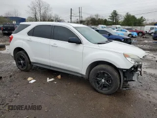 2016 Chevrolet Equinox LS with VIN 2GNALBEK9G1128731, listed as a Copart auction lot 51890585 with 93,980 mi miles and Salvage Title. Bid and sale history available at carsss.com. Image 4.