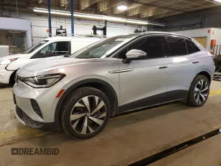 2021 Volkswagen ID.4 Pro S z VIN WVGUNPE27MP063689, wystawiony jako Copart lot #42306095 z przebiegiem 40 849 mil mil oraz Szkoda całkowita • Salvage title. Historia ofert i sprzedaży dostępna na DreamBid. Obrazek 1.