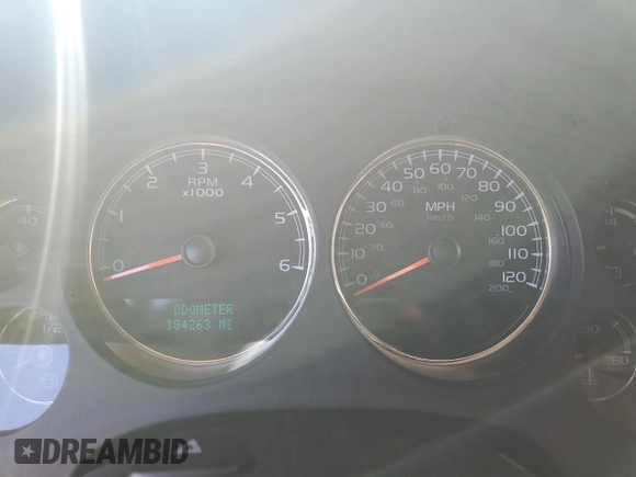 2014 Chevrolet Suburban LTZ with VIN 1GNSCKE08ER230741, listed as a Copart auction lot 47234095 with 184,263 mi miles and Salvage title. Bid and sale history available at DreamBid. Image 9.