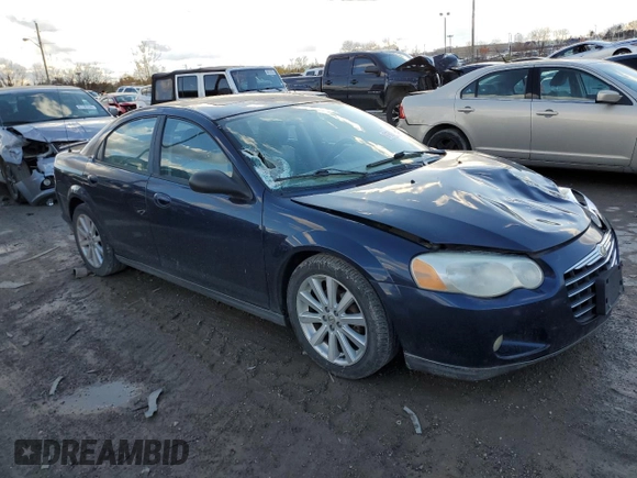 2005 Chrysler Sebring with VIN 1C3EL36R85N629878, listed as a Copart auction lot 81528804 with 200,926 mi miles and Salvage Title. Bid and sale history available at DreamBid. Image 4.