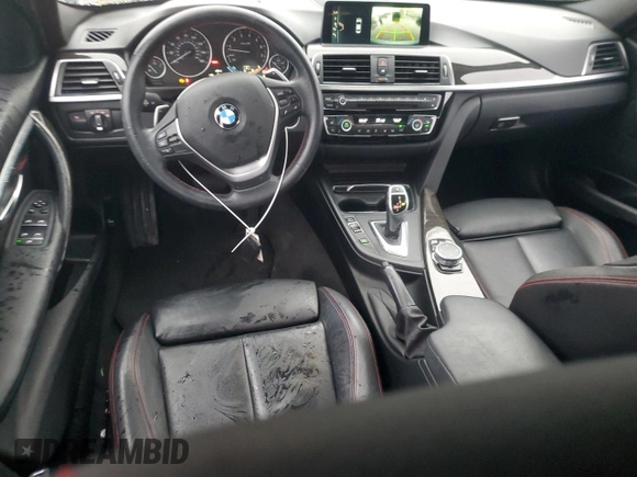 2017 BMW 3 Series 330i xDrive with VIN WBA8D9G57HNU58417, listed as a Copart auction lot 44101505 with 92,841 mi miles and Salvage Title. Bid and sale history available at carsss.com. Image 8.