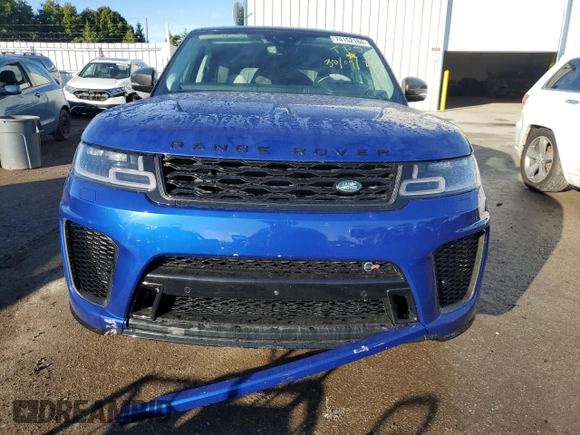 2019 Land Rover Range Rover Sport SVR with VIN SALWZ2SE9KA860425, listed as a Copart auction lot 74152184 with 71,780 mi miles and Salvage Title. Bid and sale history available at DreamBid. Image 5.