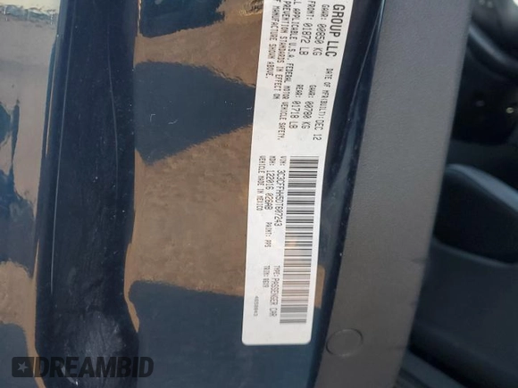 2013 FIAT 500 Turbo with VIN 3C3CFFHH5DT607243, listed as a Copart auction lot 84547324 with 0 mi miles and Salvage Title. Bid and sale history available at carsss.com. Image 12.