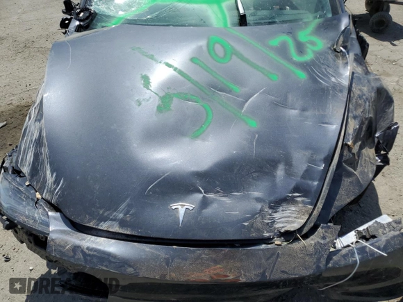 2025 Tesla Model 3 Long Range with VIN 5YJ3E1EA5SF999984, listed as a Copart auction lot 58244825 with Not provided miles and Salvage title. Bid and sale history available at DreamBid. Image 11.
