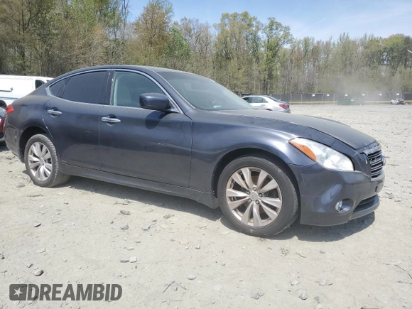 2011 Infiniti M37 with VIN JN1BY1AR7BM375581, listed as a Copart auction lot 53846615 with 167,188 mi miles and Clean Title. Bid and sale history available at carsss.com. Image 4.