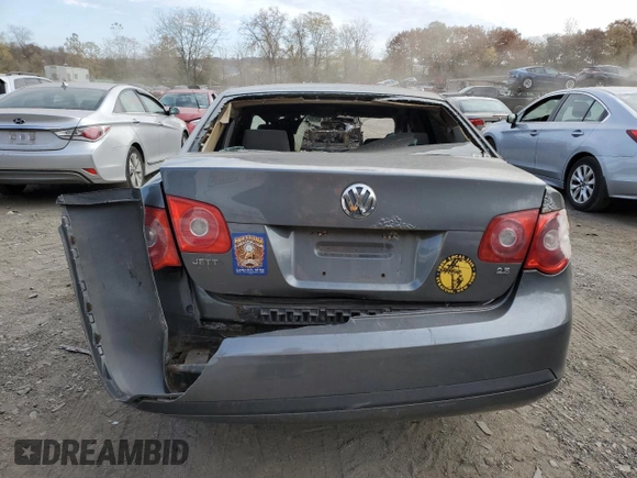 2005 Volkswagen Jetta 2.5 with VIN 3VWPG71K55M613316, listed as a Copart auction lot 78174924 with Not provided miles and Salvage title. Bid and sale history available at DreamBid. Image 6.