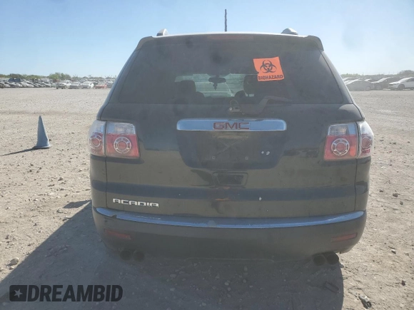 2010 GMC Acadia SL with VIN 1GKLRKED4AJ173370, listed as a Copart auction lot 49896765 with 189,077 mi miles and Salvage Title. Bid and sale history available at carsss.com. Image 6.