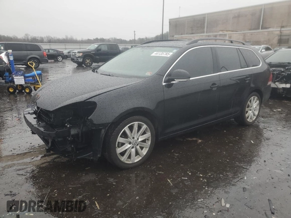 2014 Volkswagen Jetta SportWagen TDI w/Sunroof with VIN 3VWPL7AJ7EM607049, listed as a Copart auction lot 44135785 with 125,946 mi miles and Salvage Title. Bid and sale history available at carsss.com. Image 1.