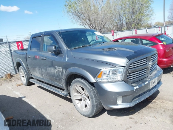 2013 Ram 1500 Sport z VIN 1C6RR7MT3DS515649, wystawiony jako IAAI lot #41949253 z przebiegiem Nie podano mil oraz . Historia ofert i sprzedaży dostępna na DreamBid. Obrazek 1.