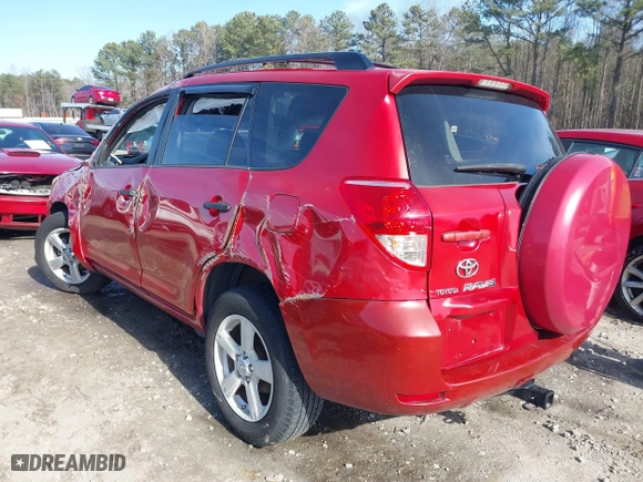 2007 Toyota RAV4 with VIN JTMZD33V075033937, listed as a IAAI auction lot 41452995 with 259,993 mi miles. Bid and sale history available at carsss.com. Image 3.