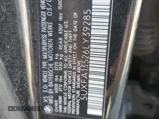 2006 BMW X5 3.0i with VIN 5UXFA13526LY39285, listed as a Copart auction lot 81198504 with 138,116 mi miles and Salvage Title. Bid and sale history available at carsss.com. Image 13.