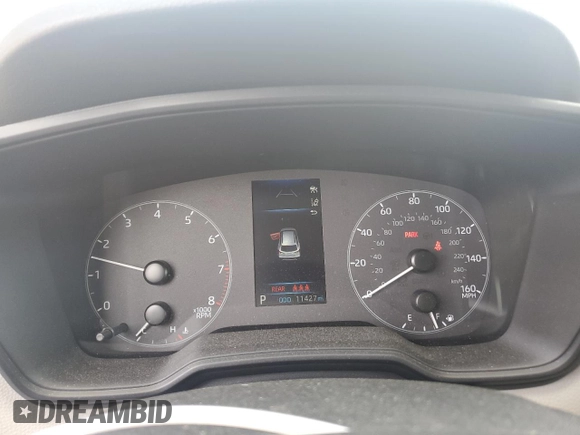 2024 Toyota Corolla Cross L with VIN 7MUAAAAG4RV097805, listed as a Copart auction lot 59846765 with 11,427 mi miles and Salvage title. Bid and sale history available at DreamBid. Image 9.
