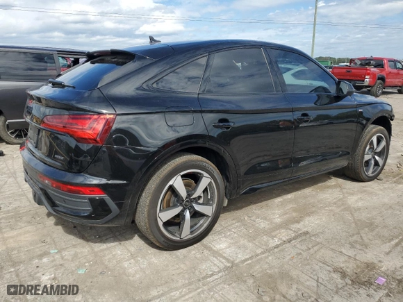 2023 Audi Q5 Sportback S line Premium Plus with VIN WA15AAFY6P2176906, listed as a Copart auction lot 71453264 with 14,440 mi miles and Salvage Title. Bid and sale history available at carsss.com. Image 3.