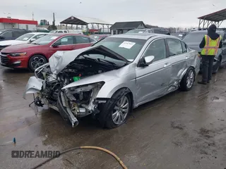 2012 Honda Accord EX with VIN 1HGCP2E72CA057259, listed as a IAAI auction lot 41367957 with 121,585 mi miles and . Bid and sale history available at DreamBid. Image 2.