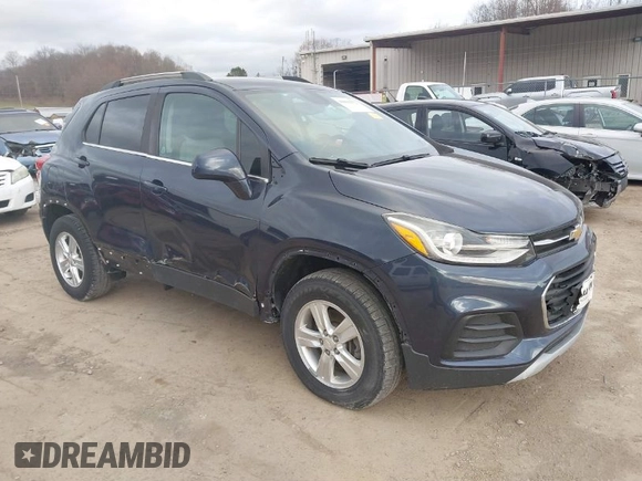 2018 Chevrolet Trax LT with VIN 3GNCJPSB9JL303436, listed as a IAAI auction lot 41836272 with 117,775 mi miles. Bid and sale history available at carsss.com. Image 1.