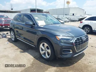 2021 Audi Q5 Prestige z VIN WA1CAAFY6M2114408, wystawiony jako IAAI lot #42302921 z przebiegiem 46 021 mil mil oraz . Historia ofert i sprzedaży dostępna na DreamBid. Obrazek 1.