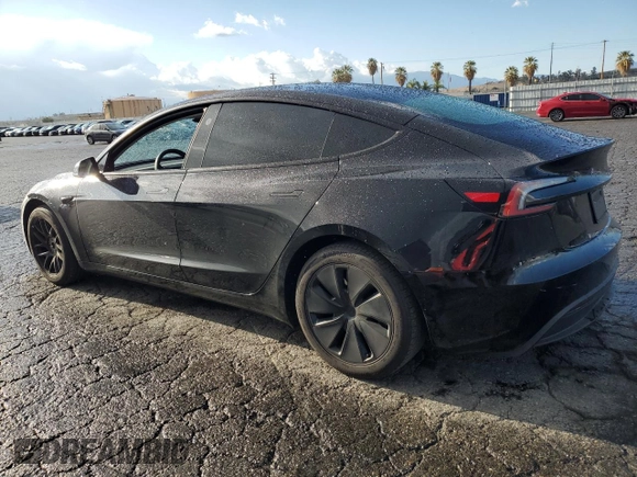 2024 Tesla Model 3 with VIN 5YJ3E1EA5RF738574, listed as a Copart auction lot 48425325 with 9,423 mi miles and Salvage Title. Bid and sale history available at DreamBid. Image 2.