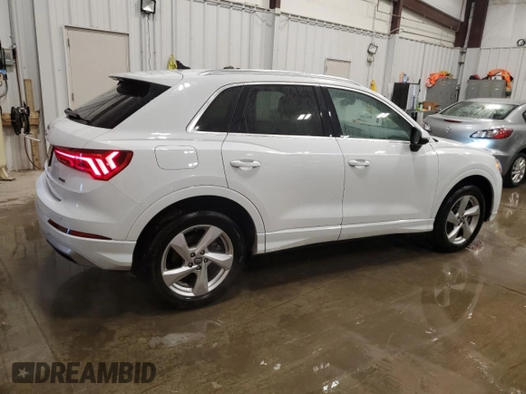 2019 Audi Q3 Premium with VIN WA1AECF38K1084682, listed as a Copart auction lot 86361474 with 48,416 mi miles and Salvage Title. Bid and sale history available at carsss.com. Image 3.