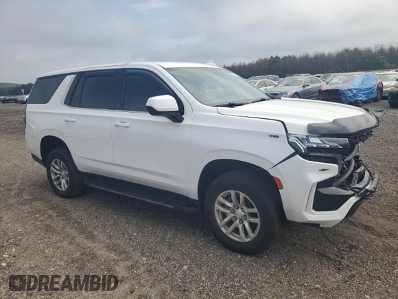 2021 Chevrolet Tahoe Commercial with VIN 1GNSKLED5MR346070, listed as a Copart auction lot 61822265 with 56,775 mi miles and Salvage title. Bid and sale history available at DreamBid. Image 4.
