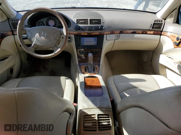 2005 Mercedes-Benz E 320 with VIN WDBUF82J95X177518, listed as a Copart auction lot 46733395 with 152,626 mi miles and Salvage Title. Bid and sale history available at DreamBid. Image 8.