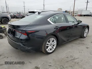 2021 Lexus IS 300 with VIN JTHAA1D29M5111530, listed as a Copart auction lot 65078415 with 76,997 mi miles and Salvage title. Bid and sale history available at DreamBid. Image 3.