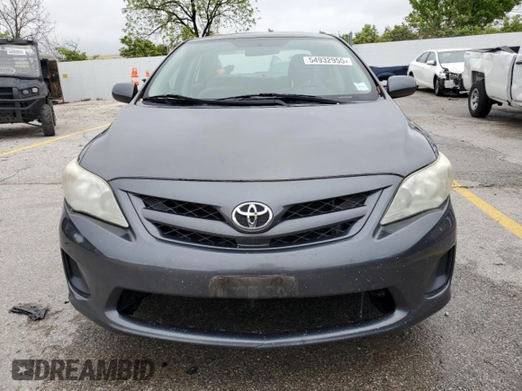 2011 Toyota Corolla L with VIN 2T1BU4EE8BC623612, listed as a Copart auction lot 54932955 with 129,744 mi miles and Clean Title. Bid and sale history available at carsss.com. Image 5.