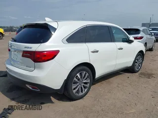 2016 Acura MDX Technology z VIN 5FRYD4H49GB016536, wystawiony jako IAAI lot #42320311 z przebiegiem 76 478 mil mil oraz . Historia ofert i sprzedaży dostępna na DreamBid. Obrazek 4.