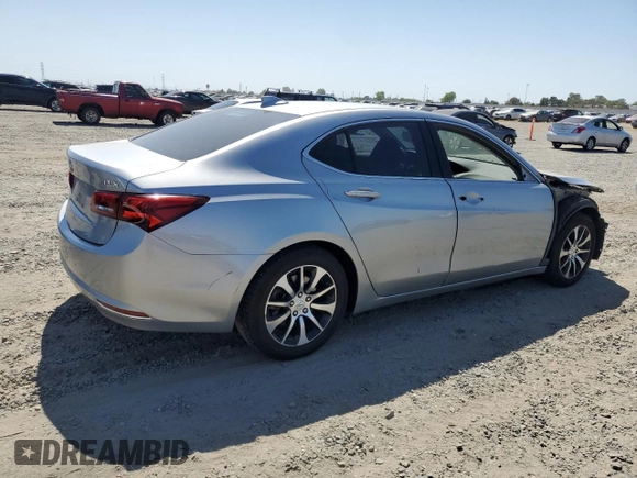 2017 Acura TLX with VIN 19UUB1F3XHA001490, listed as a Copart auction lot 58443345 with 92,609 mi miles and Salvage title. Bid and sale history available at DreamBid. Image 3.
