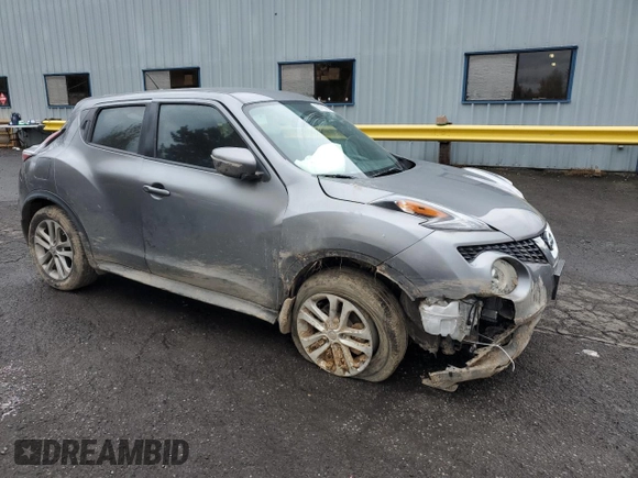2016 Nissan Juke SL with VIN JN8AF5MV9GT653669, listed as a Copart auction lot 80760684 with 64,900 mi miles and Salvage Title. Bid and sale history available at DreamBid. Image 4.