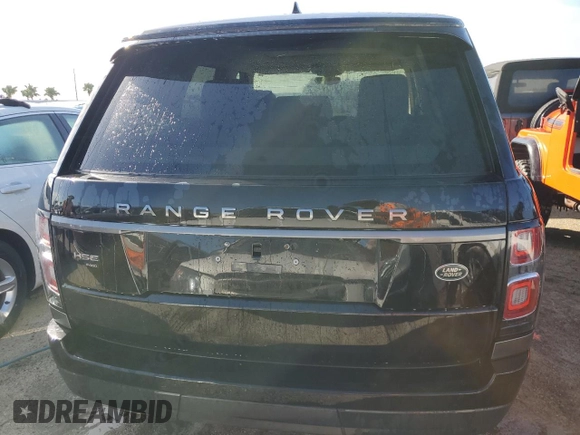 2022 Land Rover Range Rover Westminster with VIN SALGS2RU9NA462500, listed as a Copart auction lot 74475684 with 22,817 mi miles and Non repairable. Bid and sale history available at DreamBid. Image 6.