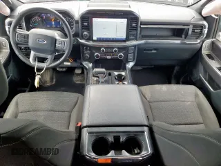 2023 Ford F-150 XL with VIN 1FTEW1C57PFC27842, listed as a Copart auction lot 59906015 with 43,495 mi miles and Salvage title. Bid and sale history available at DreamBid. Image 8.