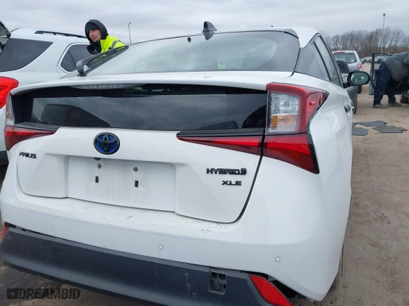 2022 Toyota Prius L Eco with VIN JTDKAMFU8N3175707, listed as a IAAI auction lot 41501024 with 42,103 mi miles. Bid and sale history available at carsss.com. Image 16.