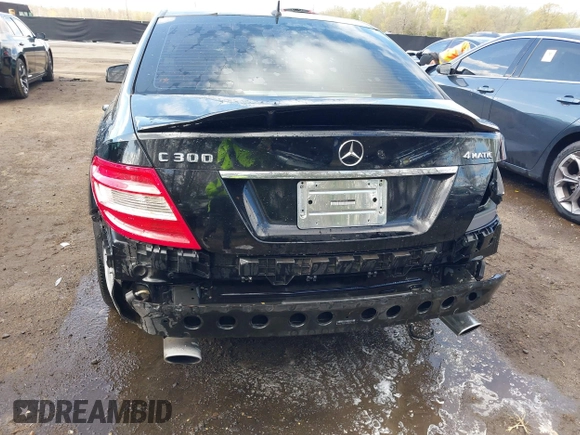 2011 Mercedes-Benz C 300 Sport with VIN WDDGF8BB1BR158913, listed as a IAAI auction lot 41961607 with 126,346 mi miles and . Bid and sale history available at carsss.com. Image 6.
