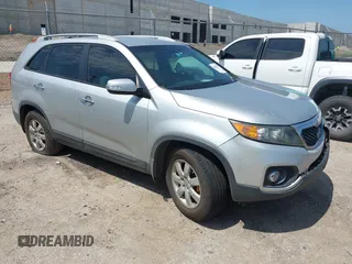 2013 Kia Sorento LX with VIN 5XYKT3A66DG330570, listed as a IAAI auction lot 42666769 with 142,934 mi miles and . Bid and sale history available at DreamBid. Image 1.