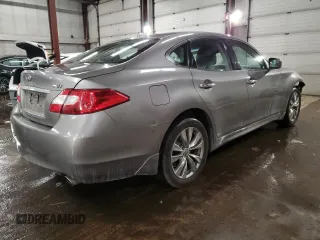 2011 Infiniti M with VIN JN1BY1AR1BM376791, listed as a Copart auction lot 43964725 with 190,460 mi miles and Salvage Title. Bid and sale history available at DreamBid. Image 3.