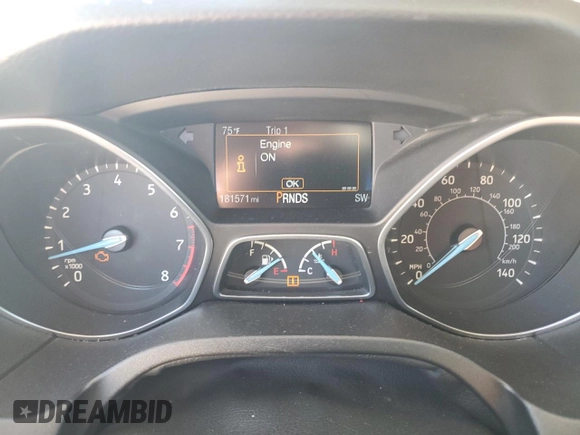 2015 Ford Focus Titanium with VIN 1FADP3J24FL305710, listed as a Copart auction lot 52413155 with 181,571 mi miles and Clean Title. Bid and sale history available at carsss.com. Image 9.