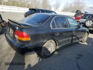 1998 Honda Civic EX with VIN 2HGEJ8643WH503510, listed as a Copart auction lot 50987235 with 247,265 mi miles and Salvage Title. Bid and sale history available at carsss.com. Image 3.