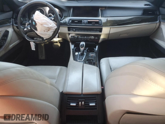 2015 BMW 5 Series 535i with VIN WBA5B1C51FG126555, listed as a Copart auction lot 48463285 with Not Provided miles and Salvage Title. Bid and sale history available at carsss.com. Image 8.
