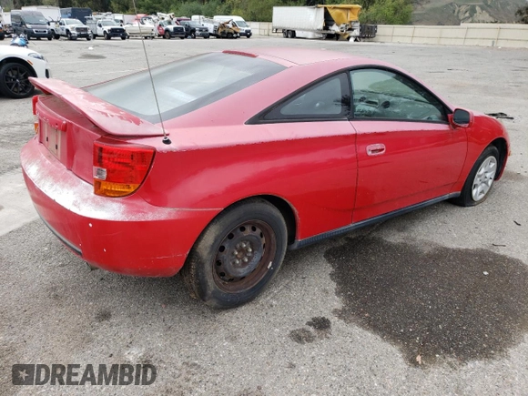 2001 Toyota Celica GT with VIN JTDDR32T210087708, listed as a Copart auction lot 53584065 with 192,261 mi miles and Clean title. Bid and sale history available at DreamBid. Image 3.