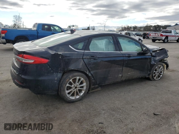 2020 Ford Fusion SE with VIN 3FA6P0H73LR176414, listed as a Copart auction lot 47853295 with Not provided miles and Salvage title. Bid and sale history available at DreamBid. Image 3.